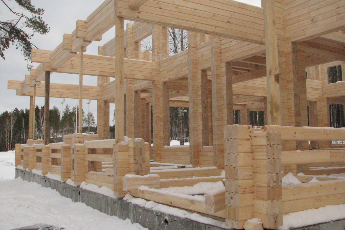строим дом зимой