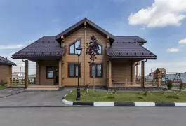 Строительство домов из клееного бруса под ключ с коммуникациями