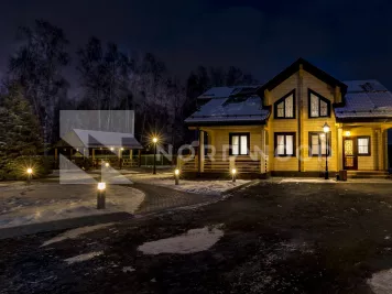 Отделка дома из клееного бруса площадью 257 кв. м. фото 1 - NORDWOOD