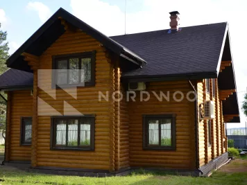 Отделка дома из оцилиндрованного бревна площадью  кв. м. фото 7 - NORDWOOD