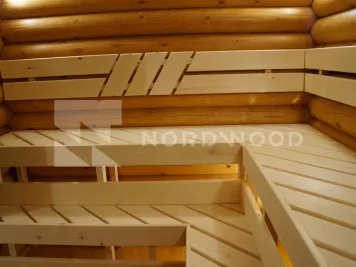 Отделка дома из оцилиндрованного бревна площадью 93 кв. м. фото 6 - NORDWOOD