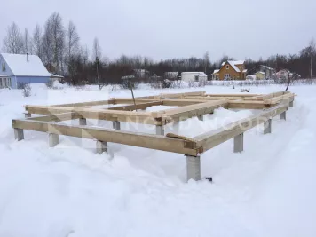 Монтаж кровли дома из профилированного бруса площадью 129 кв. м. фото 1 - NORDWOOD