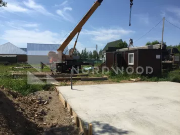 Доставка домокомплекта из клееного бруса площадью 57 кв. м. фото 1 - NORDWOOD 