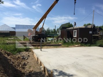 Доставка домокомплекта из клееного бруса площадью 57 кв. м. фото 1 - NORDWOOD 