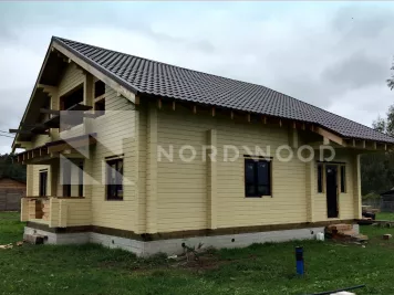 Отделка дома из профилированного бруса площадью 170 кв. м. фото 3 - NORDWOOD
