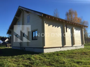 Отделка дома из профилированного бруса площадью 170 кв. м. фото 2 - NORDWOOD