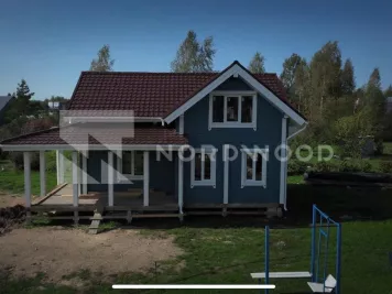 Отделка дома из профилированного бруса площадью 129 кв.м. фото 4 - NORDWOOD