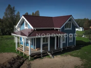 Отделка дома из профилированного бруса площадью 129 кв.м. фото 3 - NORDWOOD