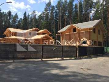 Монтаж кровли дома из клееного бруса площадью 346 кв. м. фото 7 - NORDWOOD