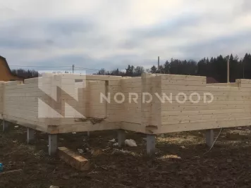 Сборка дома из профилированного бруса площадью 148 кв. м. фото 5 - NORDWOOD
