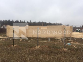 Сборка дома из профилированного бруса площадью 148 кв. м. фото 8 - NORDWOOD