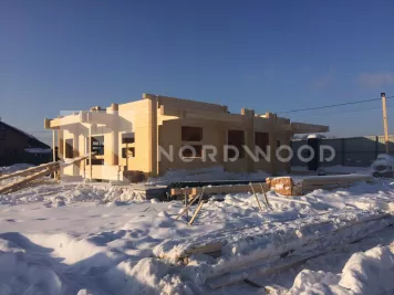 Сборка дома из клееного бруса площадью 257 кв. м. фото 5 - NORDWOOD